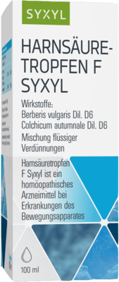 HARNSÄURETROPFEN F Syxyl Lösung
